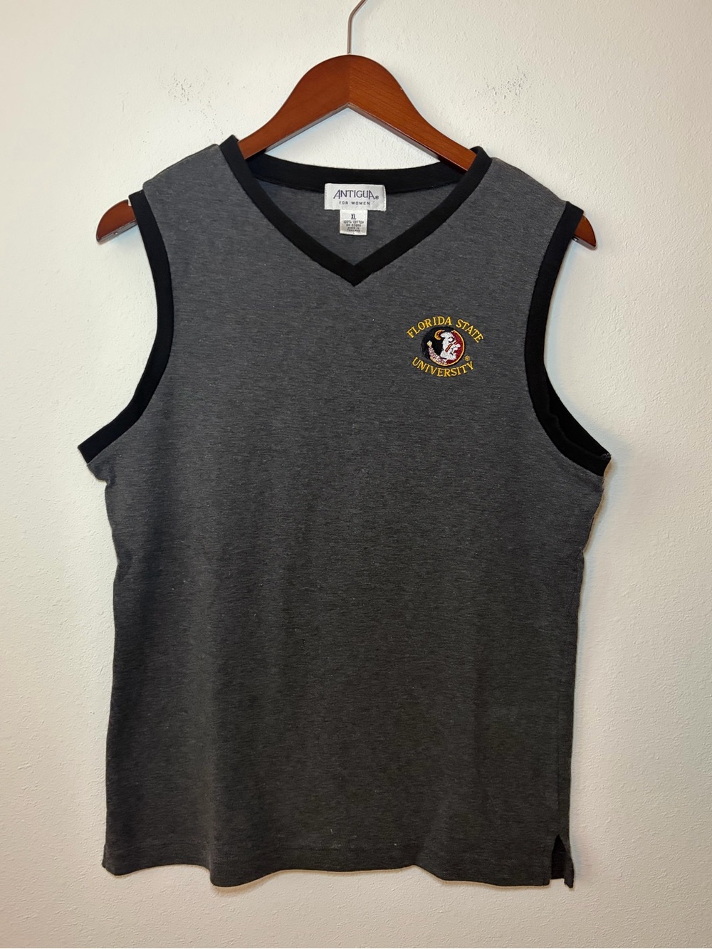 Vintage Antigua Florida State University Seminoles Tank Top Women's XL